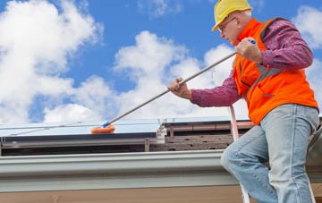 Rhiews soft wash roof cleaning